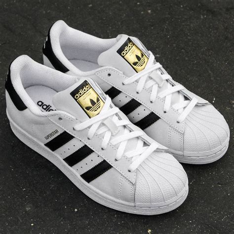 Adidas Superstar white black women's